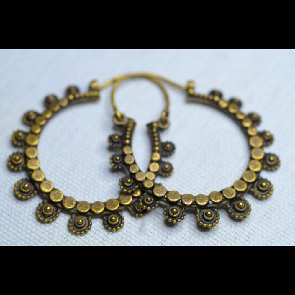 Brass hoops